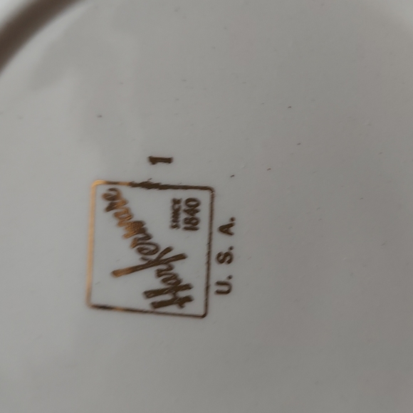 Winter Scene Bread & Butter Plates made by Harkerware with Currier and Ives - Picture 4 of 10